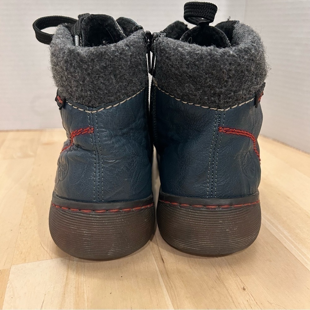 Rieker Lined Leather Boots/Women’s-37/6.5 - Picture 6 of 16